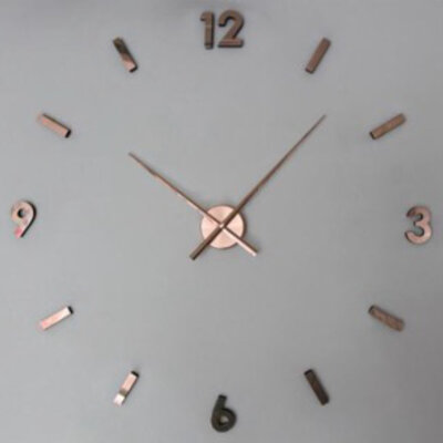 3D Veliki samolepljivi zidni sat T4325C