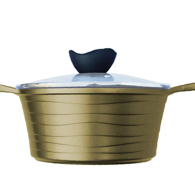 Lorme Classic šerpa sa dve ručke 16cm - 1,2L Gold