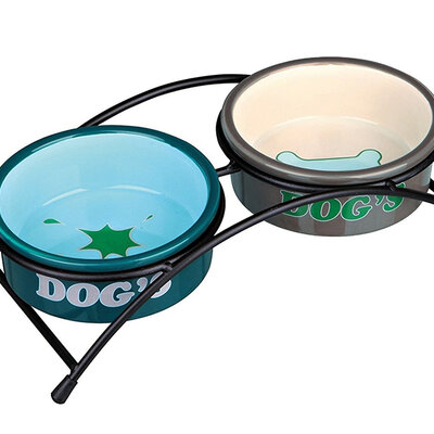 TRIXIE Set od 2 činije na stalku 0.3 l EAT ON FEET