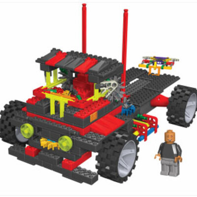 Knex Flatbed Truck - vozilo sa motorom iz serije Roads Rigs KN11910