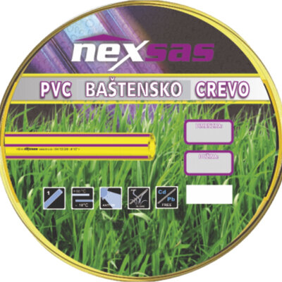 Nexsas PVC baštensko crevo za zalivanje 1/2 x 50m 41447