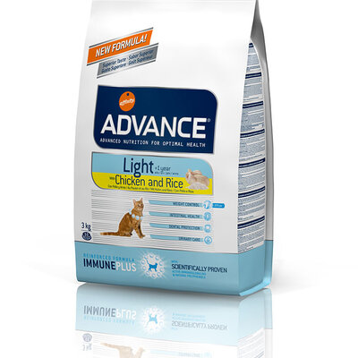 Advance Light Hrana za mačke - piletina i pirinač 3kg