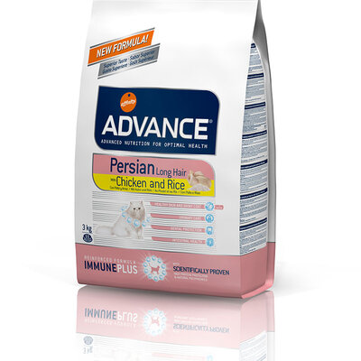 Advance Hrana za persijske mačke i druge dugodlake rase - piletina i pirinač 3kg