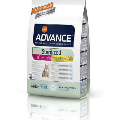 Advance Cat Sterilized Senior Hrana za mačke - piletina i ječam 1.5kg