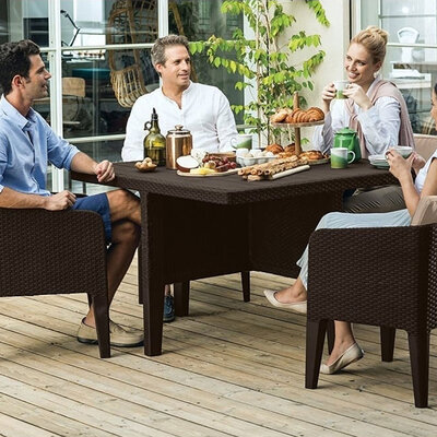 Balkonska Garnitura Columbia Brown - Curver - Allibert 