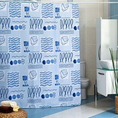 Zavesa za kadu i tuš kabinu Rose-Bud 180 x 200 cm