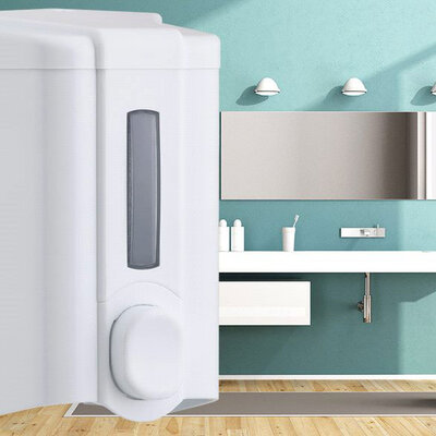 Vialli dozator za tečni sapun 500ml S5 beli sa ključem