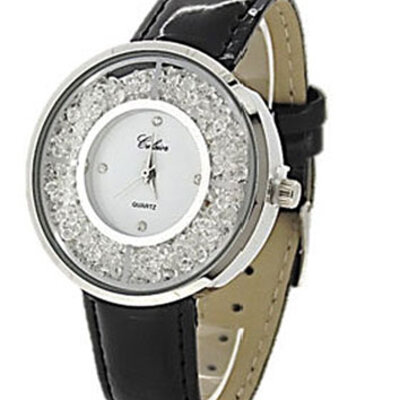 Sat sa Swarovski kristalima crni