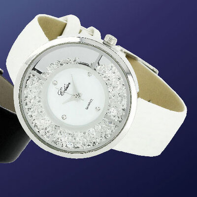 Sat sa Swarovski kristalima beli