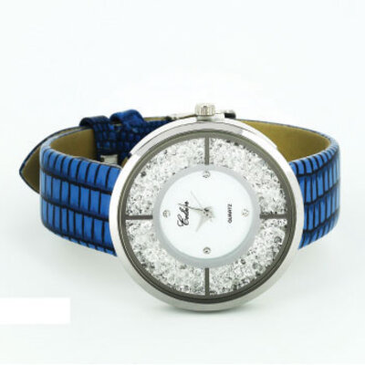 Sat sa Swarovski kristalima plavi