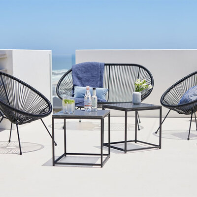 Baštenska garnitura Olsun Plus Dvosed Dva stočića Dve stolice