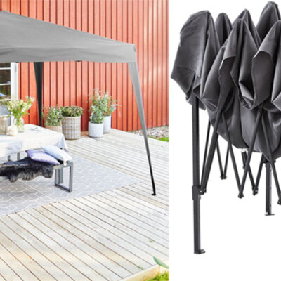 Paviljon sa sklopivom konstrukcijom PontoVerde 2.7x2.7m