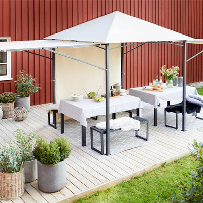 Paviljon Hawk Sa stranicama koje se podižu kao tenda