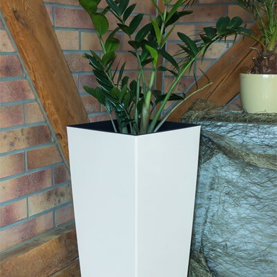 Prosperplast Saksija za cveće sa uloškom Urbi Square 61cm Bela