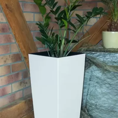 Prosperplast Saksija za cveće sa uloškom Urbi Square 61cm Bela