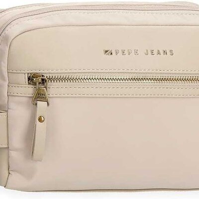 Ženski neseser za kozmetiku Pepe Jeans Morgan beige 79244