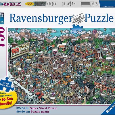 Puzzle slagalica 750 delova Lepo ponašanje u gradu Ravensburger 16804