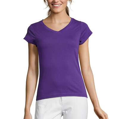 Sols Ženska majica V izrez Moon Purple veličina 3XL 11388