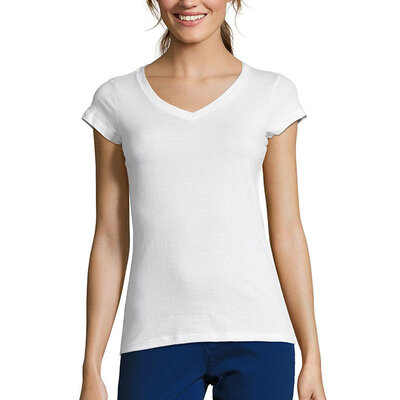 Sols Ženska majica V izrez Moon White veličina 3XL 11388