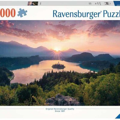 Puzzle slagalica 3000 delova Jezero Bled Slovenija Ravensburger 17445