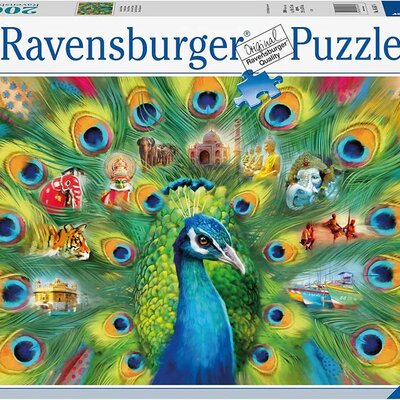 Puzzle slagalica 2000 delova Zemlja paunova Ravensburger 16567