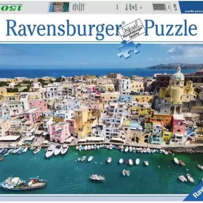 Puzzle slagalica 1500 delova Pogled na ostrvo Procida Italija Ravensburger 17599