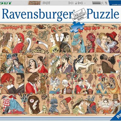 Puzzle slagalica 1500 delova Ljubav kroz vekove Ravensburger 16973