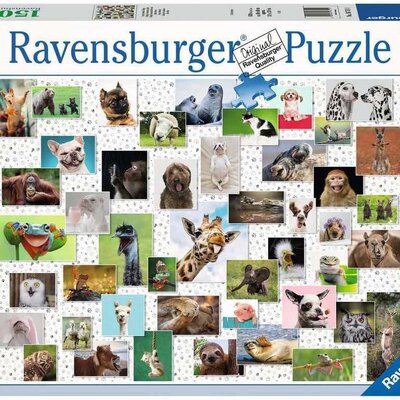 Puzzle slagalica 1500 delova Smešne životinje Ravensburger 16711