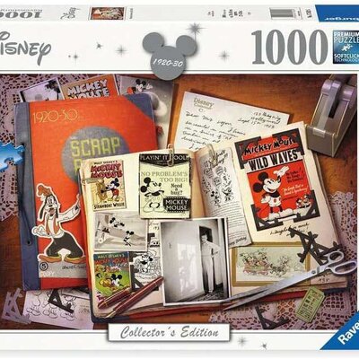 Puzzle 1000 delova Mickey 1920-1930 Disney Collectors Edition Ravensburger 17582