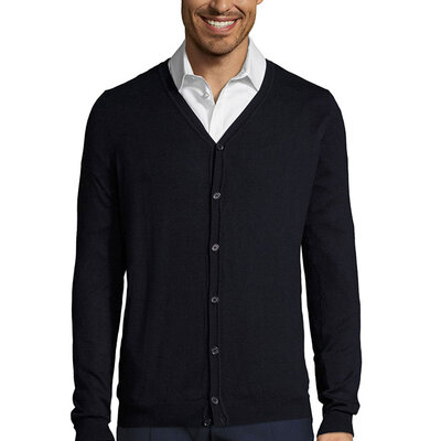 Sols Muški džemper na kopčanje Griffith Navy veličina XXL 01715