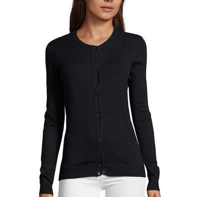 Sols Ženski džemper na kopčanje Griffin Navy veličina L 01716