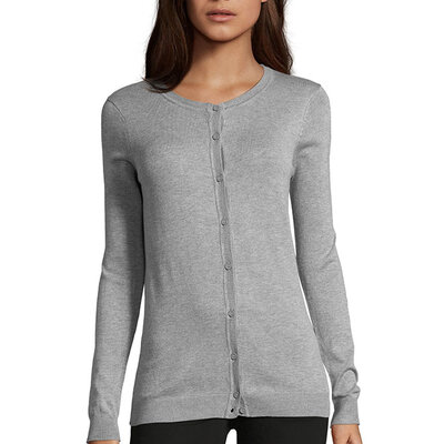 Sols Ženski džemper na kopčanje Griffin Grey veličina L 01716