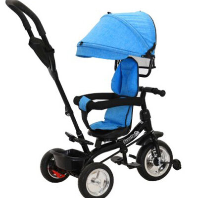 Dečiji tricikl sa tendom i rotirajućim sedištem BJ0088 Plavi