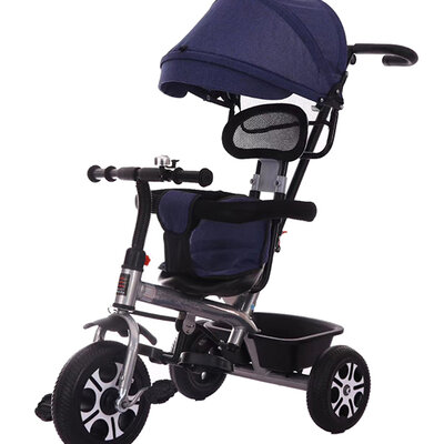 Dečiji tricikl sa tendom BJ0077 Plavi