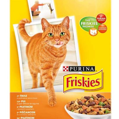 Friskies Hrana za mačke - piletina i povrće - 300g 