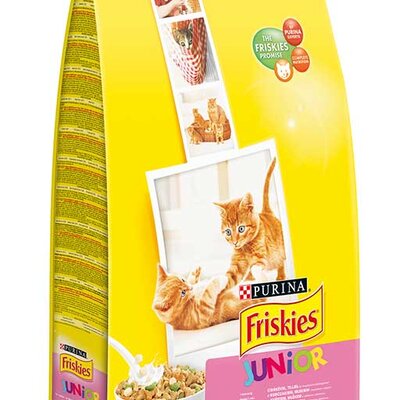 Friskies Junior Hrana za mačke  do godinu dana - piletina i mleko - 10kg