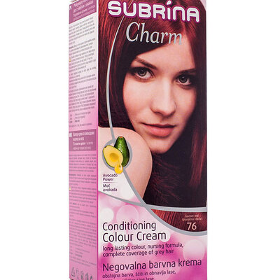 Subrina Charm 76 granatno crvena