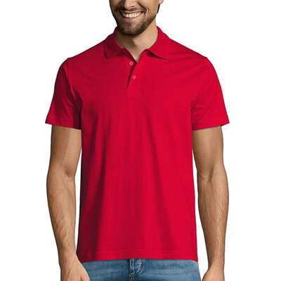 Sols Polo majica Precsott Red veličina L 11377