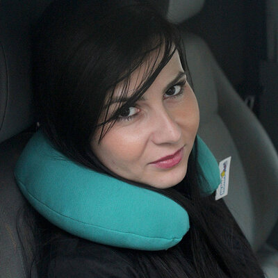 NunaNai jastuče za putovanje za odrasle sivo