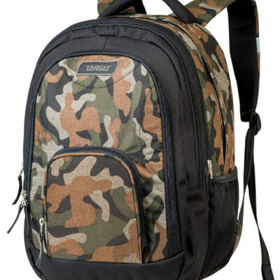 TARGET 2 u 1 - Ranac za školu JUMP Melange Army 21881