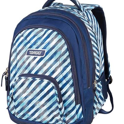 TARGET 2 u 1 - Ranac za školu JUMP Navy Stripes 26301