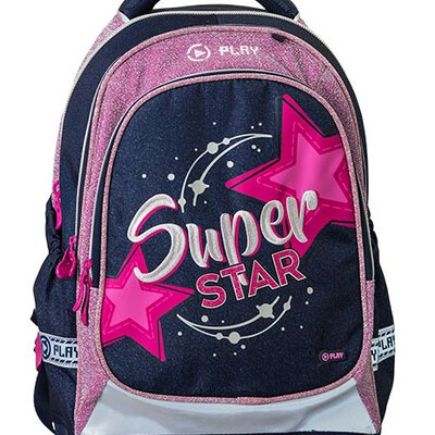 Anatomski školski ranac Play Smart Light - Super star