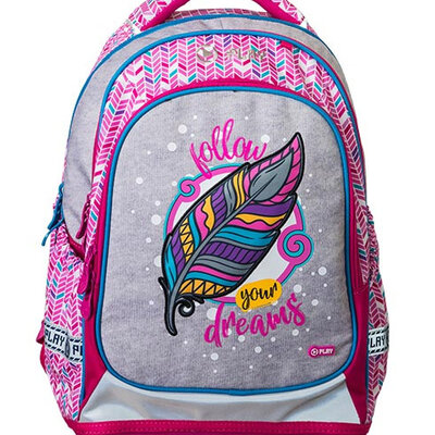 Anatomski školski ranac Play Smart Light - Follow your dreams