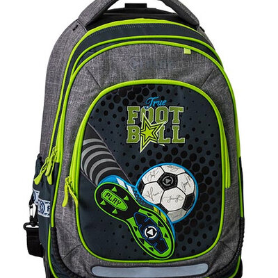 Play Školski ranac sa točkićima Trolley - Football Champions