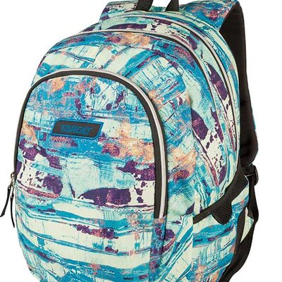 TARGET 3 ZIP - Ranac za školu DUEL Rust Blue 26296