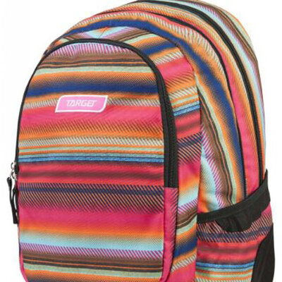 TARGET 3 ZIP - Ranac za školu LARGE ALLOVER 21433