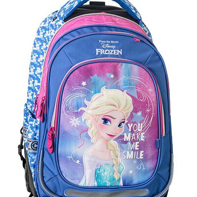 Play Školski ranac sa točkićima Trolley - Frozen, Smile