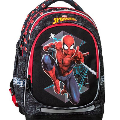 Play Školski ranac Smart Light - Spider-Man, Black