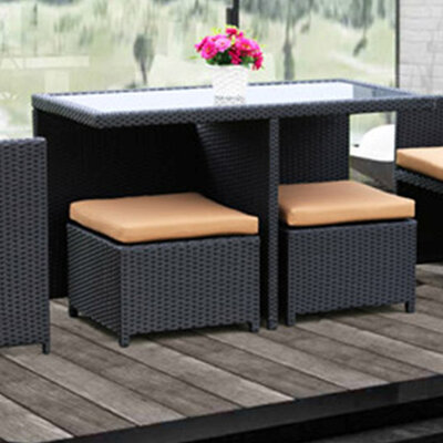 Složiva baštenska garnitura Tenso Brown