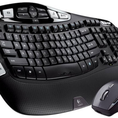 Logitech® Cordless Desktop® Wave Pro™